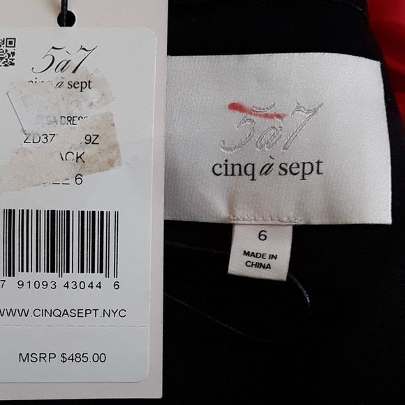 Cinq À Sept Strapless Draped Silk-paneled - Picture 7 of 10